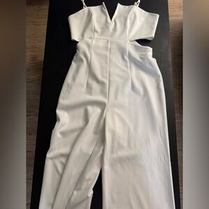 Forever 21 white jumpsuit